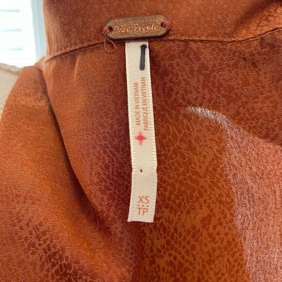 Free People - Simone Dress in Cinnabar color - Picture 8 of 9